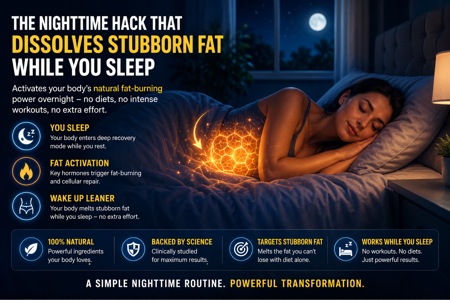 Nighttime metabolism transformation