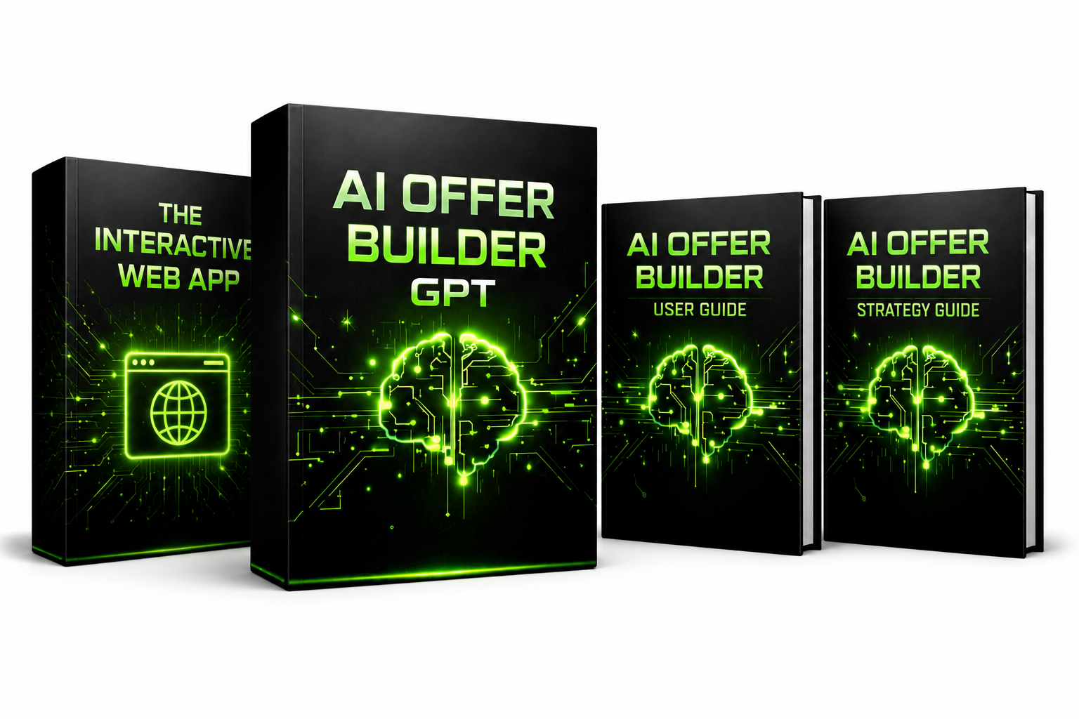 AI Offer Builder complete bundle with interactive web app, Custom GPT, user guide and strategy guide